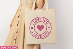 .I Love You PNG, Valentines Day Stamps Clipart PNG Product Image 3