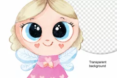 Cute angel png cute commercial illustration watercolor Product Image 3