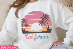 California PNG, Hello Summer Sublimation PNG Product Image 3