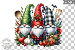 Christmas kitchen Gnome Sublimation - Clipart PNG Design Product Image 1