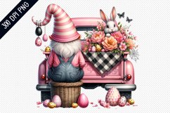 Easter Day Gnome - Sublimation Clipart PNG Design Product Image 1