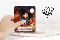 Cartoon Halloween Witch Gift Card, Printable Halloween Product Image 3