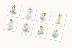 Water Fairy Clipart 20 Mermaid Fantasy Product Image 4