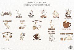 Silly Goose Drink Coffee Shirt Png Bundle Product Image 3
