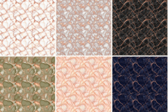 Rose Gold Marble Digital Paper,Pink Metallic Vein Pattern Product Image 3
