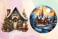 Christmas Owl Clipart, Christmas Owl Clipart Bundle Product Image 4