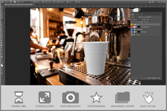 Coffee Cup Shop Counter Product Image 2