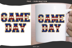 USA game day png design for T-shirts Product Image 3