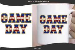 USA game day png design for T-shirts Product Image 3
