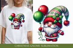 Christmas gnome sublimation, Christmas gnomes clipart Product Image 1
