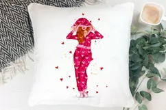 Cosy Valentine's Girls Sublimation Design |7 PNG Files Product Image 4