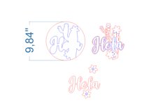 Hola SVG laser cut file for Glowforge Product Image 3