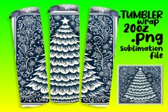 Festive Christmas Pattern Tumbler Wrap - Winter 20oz Product Image 1
