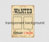 Wanted poster template PNG Printable, Western cowboy poster Product Image 2