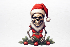 Christmas Skeleton Sublimation PNG Product Image 3