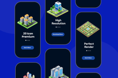 City Isometric 3D Illustration Pack Product Image 3