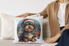Christmas Dogs Sublimation Clipart PNG Product Image 3