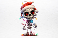 Christmas Skeleton Sublimation PNG Product Image 3