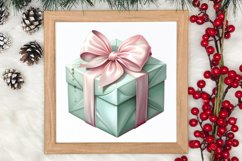 Pastel Christmas Shublimation Clipart, Pastel Christmas Clip Product Image 3