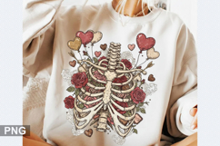 Christmas Skeleton Sublimation - Christmas PNG Design Product Image 1