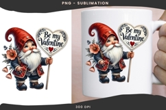 Valentine gnome png design for T-shirts Product Image 3