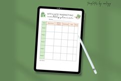 Affiliate Marketing Monthly Planner | Editable Canva Templat Product Image 3