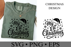 My 1st Christmas Svg | Christmas svg | Shirt Svg Product Image 4