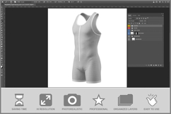Weightlifting Singlet Mockup Product Image 2