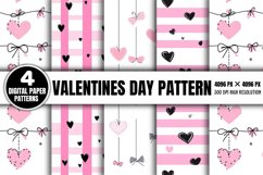 Valentines Day Digital Paper Pattern PNG Product Image 1