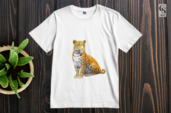 Watercolor Leopard Clipart Sublimation PNG Product Image 2