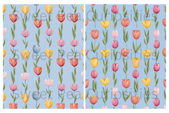 Spring, Tulips, Papers, Junk Journal Product Image 3