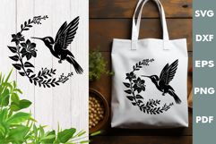 Hummingbird Design, Cutting board, Laser cut, Cricut svg Product Image 3