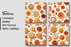Sweet Autumn Bakes Digital Paper Product Image 3
