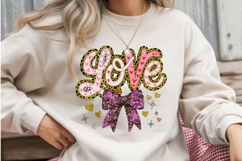 Love Leopard Print Sublimation Design Product Image 2