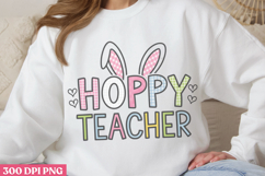 Hoppy teacher PNG, Retro Teacher Easter Sub Product Image 3