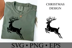 Deer Svg | Christmas svg | Shirt Svg Product Image 1