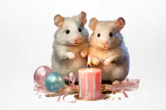 Christmas Baby Animals Clipart PNG Product Image 3