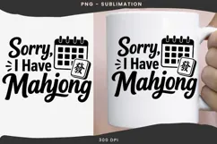 Mahjong quote png design for T-shirts Product Image 3