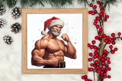 Handsome Santa Claus Clipart, Santa Claus Clipart Product Image 3