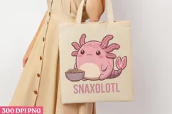 Snaxolotl PNG, Axolotl Sublimation PNG Product Image 1