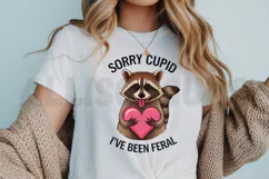 Sorry Cupid I’ve been feral Sublimation, Feral Valentine PNG Product Image 3