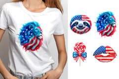 Patriotic Sublimation Bundle. Patriotic T-Shirt Design Product Image 7