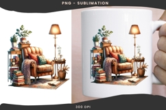 Book nook png design for T-shirts Product Image 3