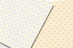 Owls Digital Paper, Yellow Owls Seamless Pattern. Product Image 3