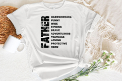 Father Typography PNG T-Shirt Design Product Image 3
