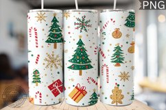 Christmas Tree Tumbler Wrap -High Quality 300 Dpi Product Image 1