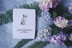 Chihuahua dog card Pet loss gift, Digital download for print Product Image 5