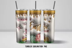 Happy Easter Inflated Tumbler Wrap|3D Inflate Designs Product Image 3