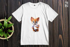 Cute Fox Valentine Love Letter PNG Product Image 2
