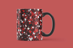 Ruby Red Glitter Digital Paper Product Image 3